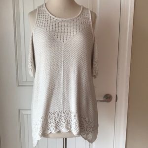 Lauren Conrad cold shoulder spring/summer sweater